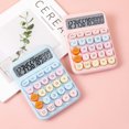 thumbnail image 3 of Calculator,Round Button Lcd Display Suitable Office Cute Candy Display - Button Cute Candy D Suitable 12 Lcd Button Kids Office Button Office Use 12 Button Kids 12 Qisuo, 3 of 7