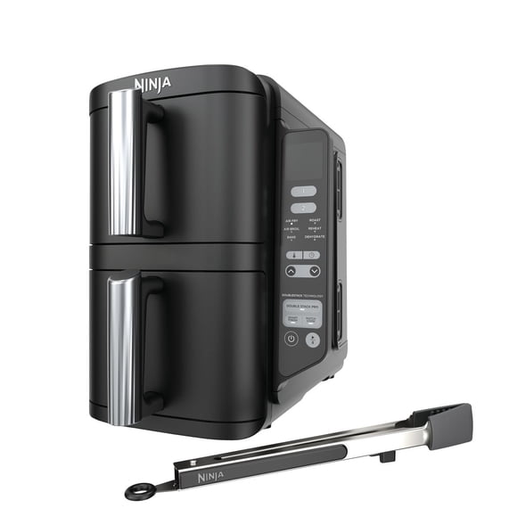 Ninja Friteuse à Air Chaud DoubleStack 7,57 L (8 qt) 6-en-1 à 2 Paniers