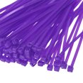 thumbnail image 3 of Unique Bargains Nylon Cable Ties 4-Inch Self-Locking Zip Ties 0.09-Inch Width Purple 100pcs, 3 of 4