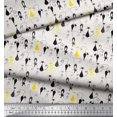 thumbnail image 3 of Soimoi Silk Fabric Cat Animal Printed Fabric 1 Yard 42 Inch Wide, 3 of 3
