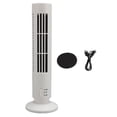 thumbnail image 2 of Basics Digital Tower Fan, Cooling Tower Fan, Quiet Floor Fan ABS USB Bladeless Quiet Portable Desk Fan with 2 Speeds for Home Bedroom Office, 2 of 7