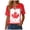 Z3-Watermelon Red, variant on Yammkia Canadians T Shirt Canada Shirt Women Canada Day T-Shirts Maple Leaf Gift Tee Tops(Pink,S)