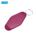 thumbnail image 3 of Unique Bargains Vintage Motel Keychain Blank Hotel Keychains Rhombus Retro Key Tag, Dark Red, 10 Pack, 3 of 7