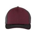 thumbnail image 1 of Richardson Pulse Sportmesh with R-Flex Cap, L-XL, Maroon-Charcoal-Black Tri, 1 of 6