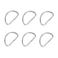thumbnail image 4 of SHOWERORO Multipurpose D Rings 20Pcs Metal for DIY Crafts and Pet Owners, 4 of 8