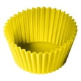 thumbnail image 3 of 6 Pcs Reusable Silicone Cupcake Baking Cups, Food-Grade Silicone Kitchen Utensils for Baking, Non-stick Muffin Liners, High-temperature Resistant, For Holidays Parties and Festive Baking (Yellow), 3 of 9
