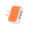 thumbnail image 3 of Universal Candy Color 3 USB Wall power adapter ; Multi-Port Wall Charger US Plug Wall Adapter Cube Block AC 110-220V 5V, 3 of 3