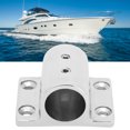 thumbnail image 3 of Boat Square Tube Pipe Base, Marine Boat Hand Rail Stainless Steel Boat Tube Base Boat Hand Rail Fitting Mount Hand Rail Rectangle Base  For Marine Boat 20MM,22MM,25MM, 3 of 8