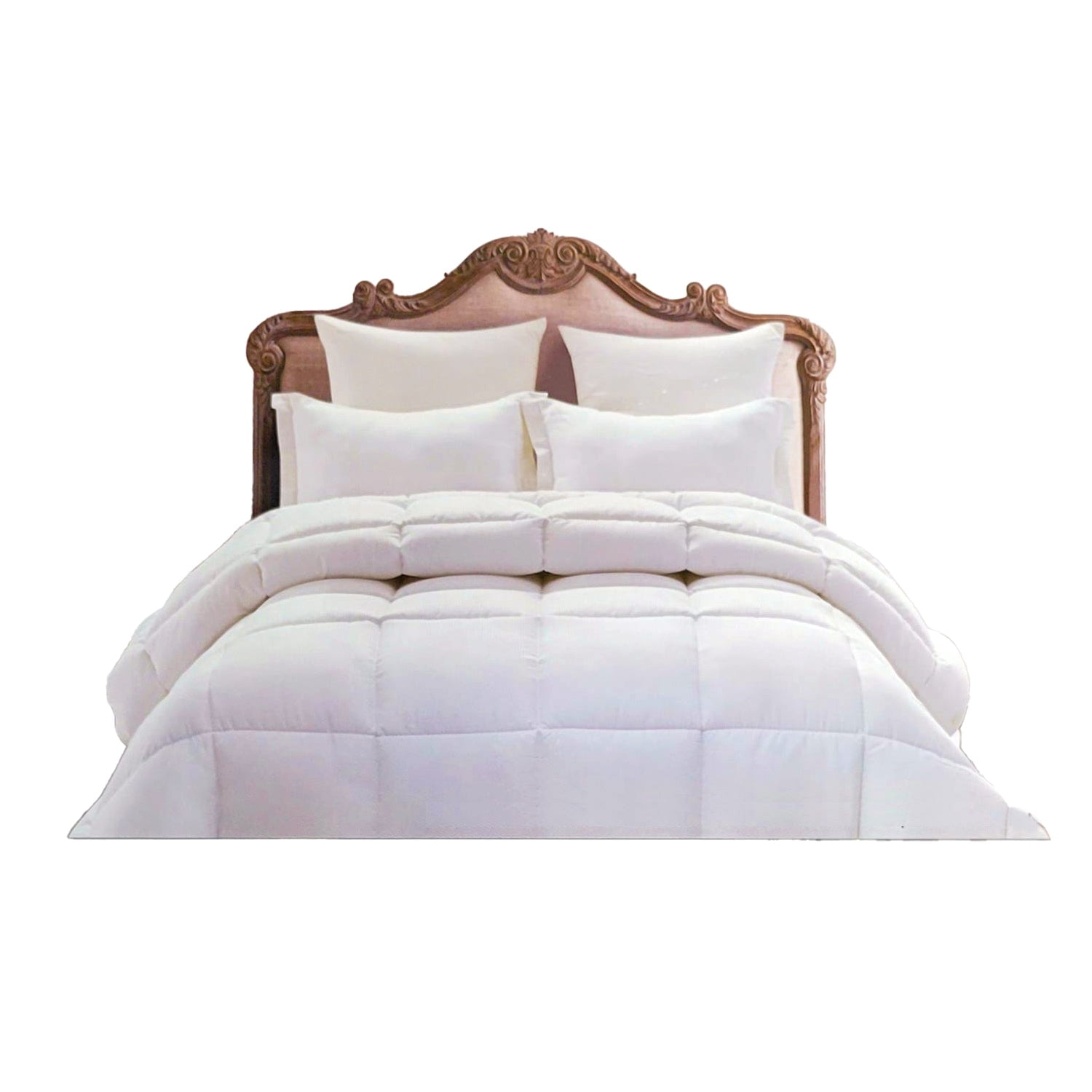 Cotton House - Synthetic Duvet, 3D Fill 100% Microfiber Gel (Down Alternative), Twin Size, White
