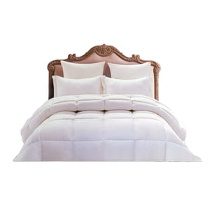Cotton House - Synthetic Duvet, 3D Fill 100% Microfiber Gel (Down Alternative), Twin Size, White