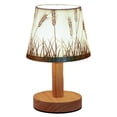 thumbnail image 2 of Boovnll Led Solid Wood Desk Lamp Stable Fabric Study Reading Lamp Suitable for Home Decoration Linen Plain Warm Night Light Indoor Lighting Desk Reading Lamp, 2 of 7