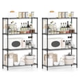 thumbnail image 1 of Costway 2 PCS Metal Storage Shelving Unit, 1000 LBS Storage Organizer with V-Shaped Rack, 1 of 9