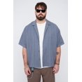 thumbnail image 2 of THICKEMS Men’s Textured Boxy Fit Resort Collar Shirt, 2 of 4