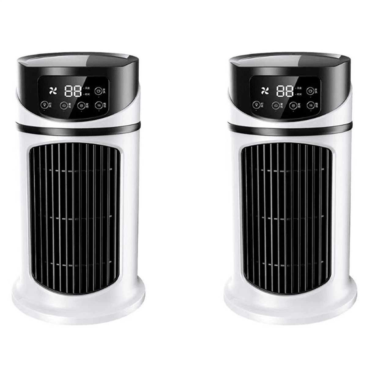 2X Portable Air Conditioner Air Cooler Fan Water Cooling Fan Air Conditioning Fan for Office Air Conditioner Portable