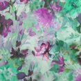thumbnail image 1 of oneOone Cotton Silk Turquoise Green Fabric Abstract Floral Craft Projects Decor Fabric Printed By The Yard 42 Inch Wide, 1 of 4
