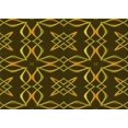thumbnail image 1 of Ahgly Company Machine Washable Indoor Rectangle Transitional Black Brown Area Rugs, 7' x 9', 1 of 7