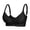 Noir, variante sur Soutien-gorge et Lingerie Confortable Dos Nu pour Loisirs et Usage Quotidien avec Fermeture avant et Bretelles Ajustables, Conception Sans Coutures et Sans Armatures pour une Utilisation Toutes Saisons