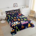 thumbnail image 4 of Erosebridal Cartoon Car Comforter Sets King Size, Brown Bear Comforters & Duvets, Rustic Camping Decor, Reversible 3pcs, 4 of 8