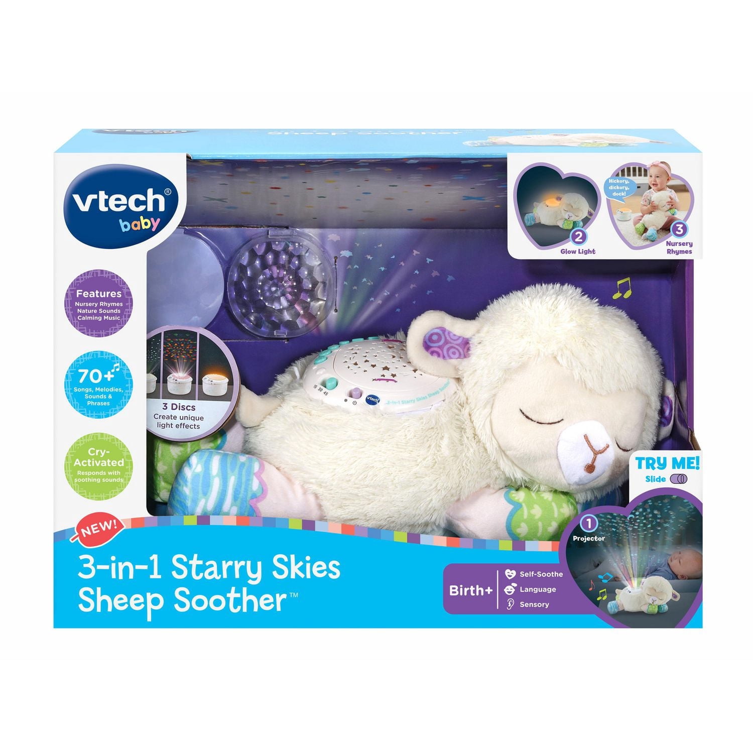 VTech Manon, lumi mouton nuit étoilée - Version anglaise