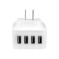 thumbnail image 3 of StarTech.com 4-Port USB Wall Charger - International Travel - 34W/6.8A - White USB4PACWH, 3 of 5