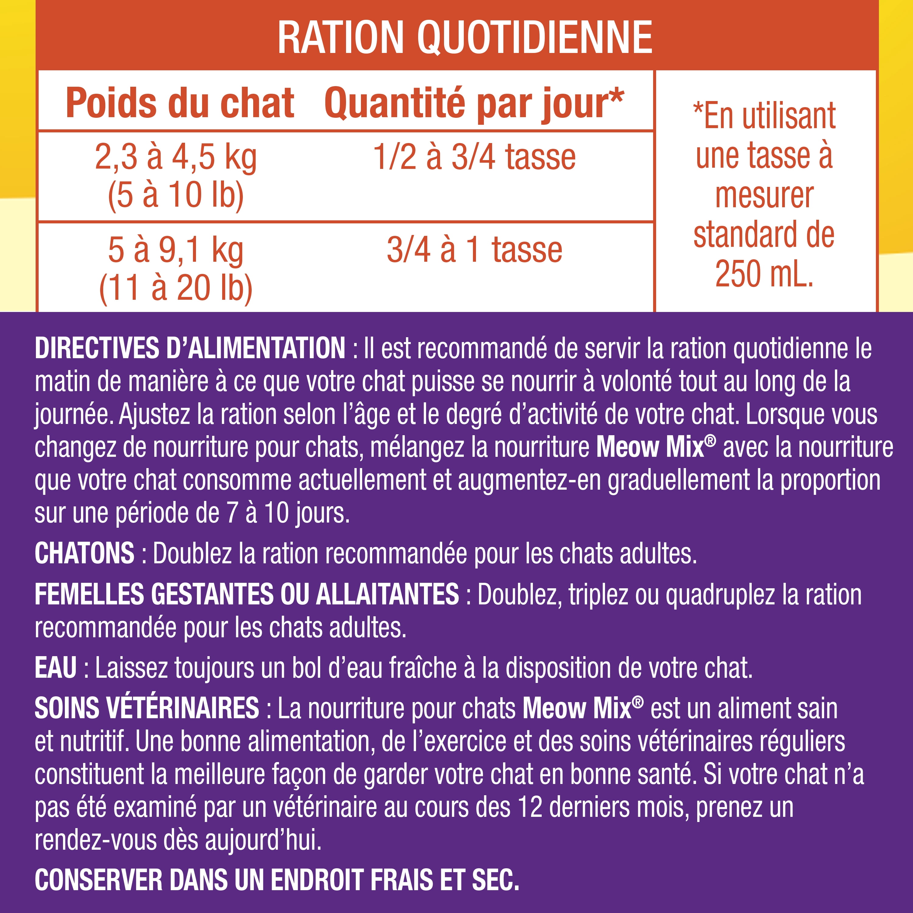 Meow Mix Nourriture pour Chats Choix Original 1.42 kg