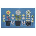 thumbnail image 1 of Coir Door Mat Triple Florals 18 X 30, 1 of 3