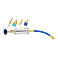 thumbnail image 5 of R134A R1234YF R410A AC Oil Dye Injector Oil Filling Syringe 1/4 Inch SAE and 1/4 Inch SAE for R1234YF Refrigerant System,1 x Oil Dye Injector Set, 5 of 5