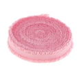thumbnail image 1 of veasfak 1 Roll Picot Lace Double Ruffle Ribbon Sewing Crafts Pink, 1 of 9