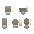 thumbnail image 4 of maskred Acrylic LED Drawing Board Creative Memo Board For Home Office Light Up Message Board Memo Board B Touch open, 4 of 6