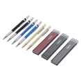 thumbnail image 1 of Carpenter Pencil Set, Fracture Resistant Carpenter Pencil Refill ABS Metal Long Term Use Professional 2mm  For Builders, 1 of 8
