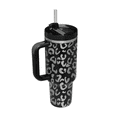 thumbnail image 1 of Inkcraft 40oz Stainless Steel Insulated Coffee Mug with Handle and Straw, Portable Travel Mug Tumbler, Car Water Bottle, 1 of 7