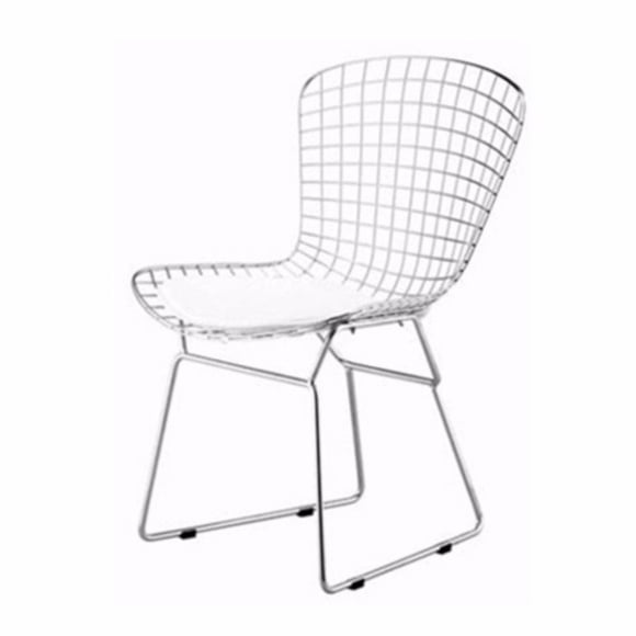 Nicer Furniture White Bertoia Chair