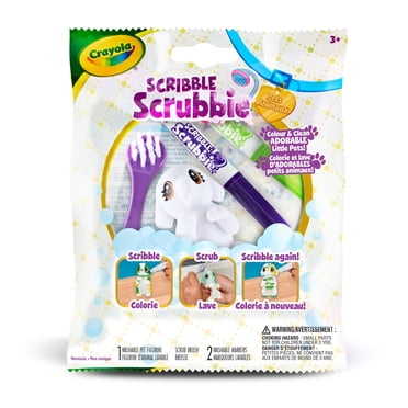 Crayola Animaux Scribble Scrubbie - sac, 1 unité
