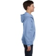 thumbnail image 4 of Hanes Comfortblend EcoSmart Kids` Full-Zip Hoodie Sweatshirt, M, Light Blue, 4 of 4