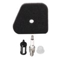 thumbnail image 1 of Kit de Réparation de Filtre à Air, Filtre à Air en Coton Filtre à Carburant Set Force Fiable pour Tondeuse à Gazon, 1 of 8