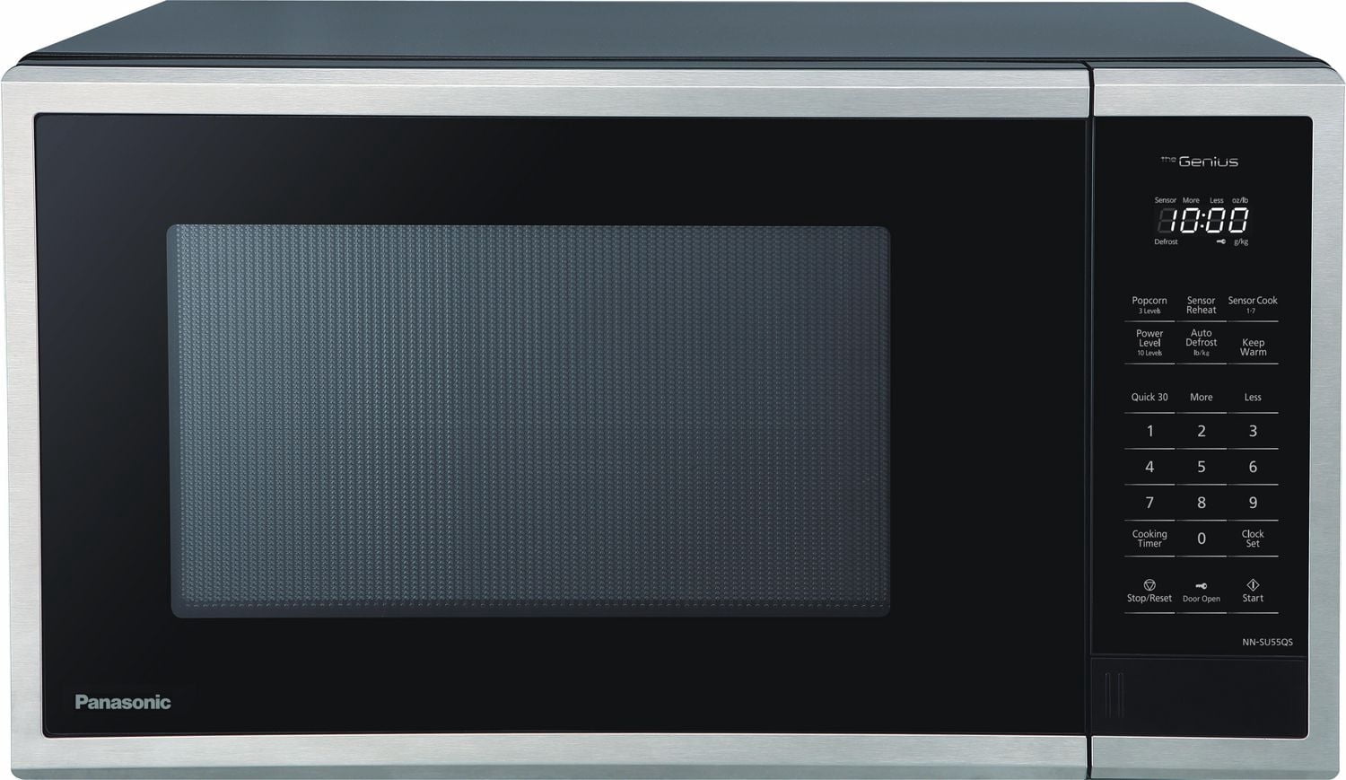 Panasonic 1.1 cu.ft., Compact 900W Microwave Oven, Stainless Steel, NNSU55QS
