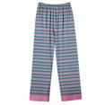 thumbnail image 3 of Jamicy Pyjama pour Femmes Mode Décontractée Rayé Imprimé Manches Longues Bouton Haut Décontracté avec Pantalon Long Ensemble de Pyjama pour Femmes, 3 of 4