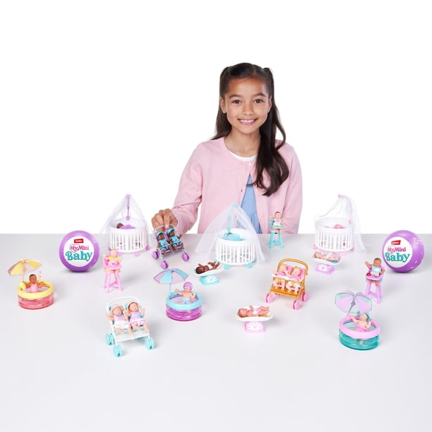 5 SURPRISE My Mini Baby – Capsule Mystère Avec Bébé Miniature Réaliste, Accessoires Et Ensemble De Jeu à Collectionner