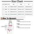 thumbnail image 3 of Birdeem Womens Sexy High Breast Contrast Solid Bikini Set Swimsuit Sets, 3 of 8
