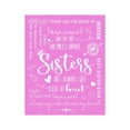 thumbnail image 2 of Dvkptbk Envelope Flannel Blanket Print Sister Envelope Blanket Birthday Gift Friend Blanket, 2 of 5