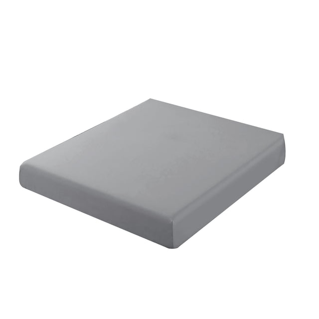 Drap-housse en Polyester Antidérapant Élastique Lit Double Taille 78.74x70.86 Po Bleu pour Protection de Matelas