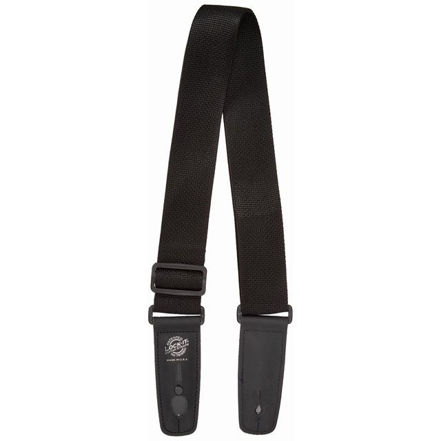 Lock It LIS001P2BLK Professional 2" Polypro Strap with Locking Ends, Black