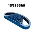 thumbnail image 1 of 10Pcs Zirconia Sander File Sanding Belts 40/60/80/120 Grit 20Mm X 520Mm, 1 of 9