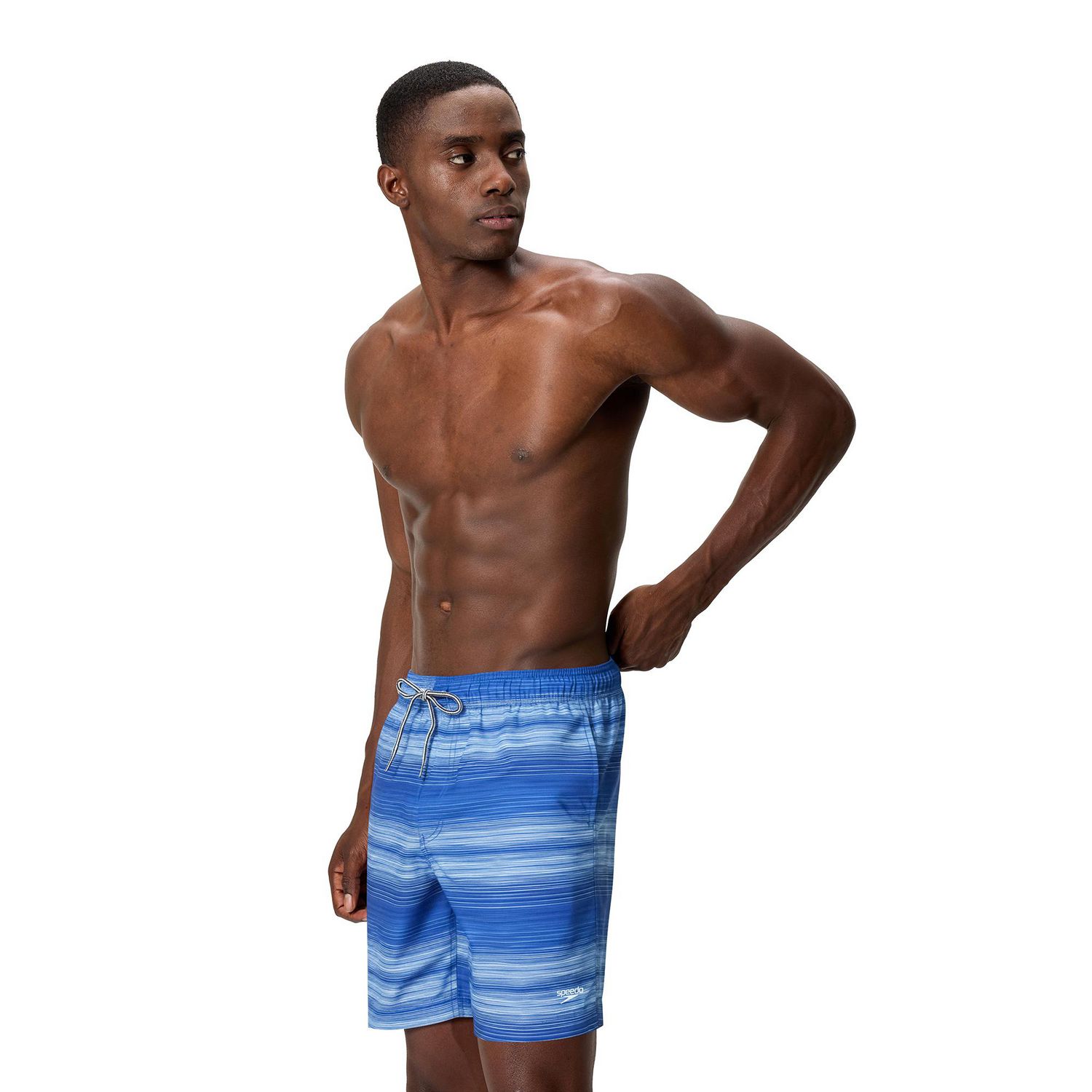 Speedo Men's "Aero Sol Floral" Printed Swim Short 18