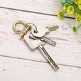 thumbnail image 4 of Uxcell D-Ring Shackle Inner Width Solid Brass Screw Hook Small Bow Shackles 3/8 inch, 4 of 5