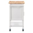thumbnail image 2 of CorLiving Sage Wood Kitchen Cart, 2 of 9