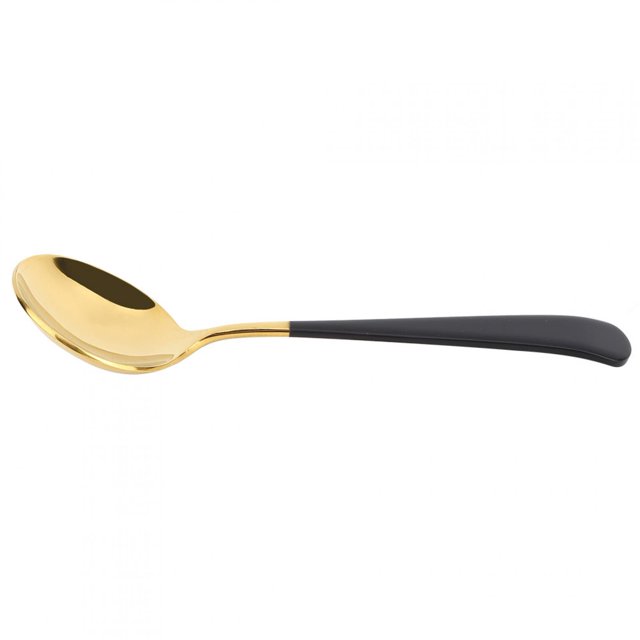 Serving Spoons, Serving Spoon, Stainless Steel Durable Household Soup Spoon Cafe for Camping Restaurant Kitchen Use