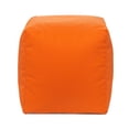 thumbnail image 1 of Gouchee Home Cube Soleil Outdoor/Indoor Orange Ottoman Pouf – Waterproof Cube Pouf with Polystyrene Bead Filling, Lightweight Modern Seating for Patio, Deck, or Living Room, 1 of 5