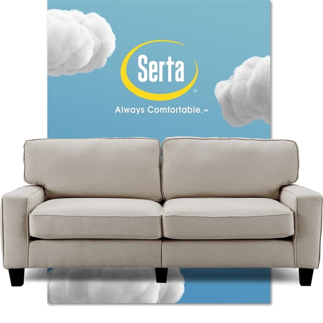 Serta Palisades 78" Sofa in Light Gray