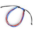 thumbnail image 1 of Braided Bracelet Adjustable Chic Multicolor Aesthetic Jewelry Drawstring Handcrafted Hand Rope Women Accessories for Teen Girls Dark Blue+Black, 1 of 9